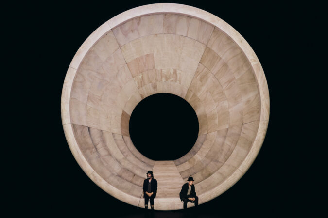 Waiting for Godot Broadway 2025 production photos Keaunu Reeves and Alex Winter HR