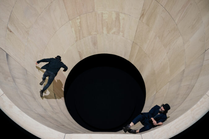 Waiting for Godot Broadway 2025 production photos Keaunu Reeves and Alex Winter HR