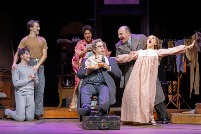Gypsy Broadway Production Photos 2024 Zachary Daniel Jones, Brendan Sheehan, Audra McDonald, Andrew Kober, Danny Burstein, and Jordan Tyson HR