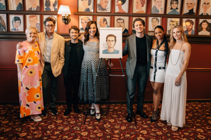 Photos: Jonathan Groff Joins the Walls of Sardi's | Playbill