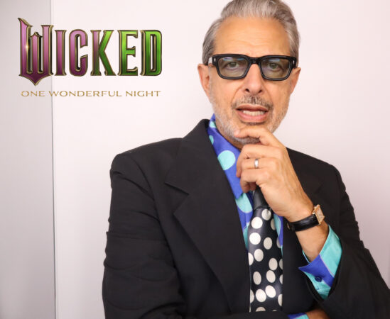 Wicked: Una noche maravillosa Fotomatón detrás del escenario de NBC 2025 Jeff Goldblum HR