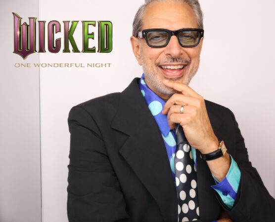Wicked: Una noche maravillosa Fotomatón detrás del escenario de NBC 2025 Jeff Goldblum HR