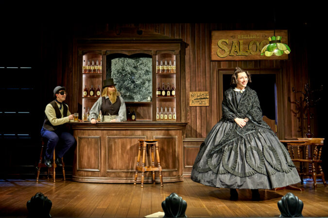 Oh, Mary! West End Production Photos 2025 Oliver Stockley, Kate O'Donnell and Mason Alexander Park  HR