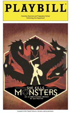 Playbillder Columbia Grammar and Preperatory School she Kills Monsters
