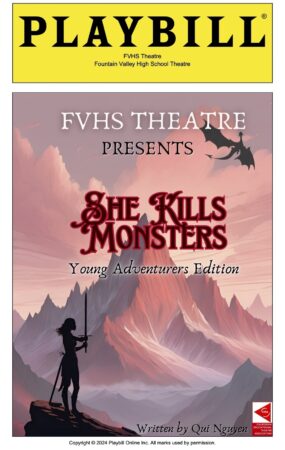 Playbillder Fountain Valley High School she Kills Monsters