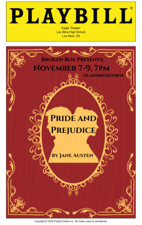 Playbillder Los Altos High School Pride and Prejudice