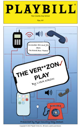 Playbillder Rye Country Day School The Ver ** Zon Play