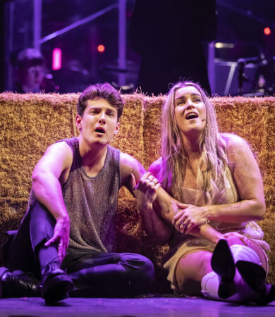 Pippin 50th birthday concert West End Production Photos 2024 Jac Yarrow and Lucie Jones HR