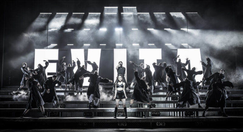 Evita West End production photos 2025 Rachel Zegler HR