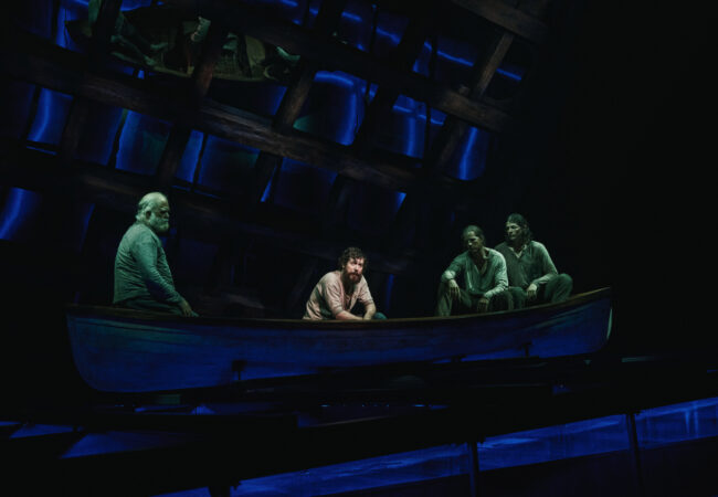 Swept Away Broadway Producction Photos 2024 Wayne Duvall, John Gallagher Jr., Stark Sands, and Adrian Blake Enscoe HR