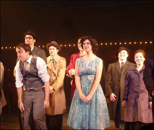 PHOTO CALL: Original Cast Members, Including Brian d'Arcy James, Visit ...