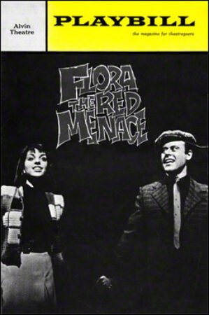 Flora The Red Menace Playbill - Opening Night, May 1965
