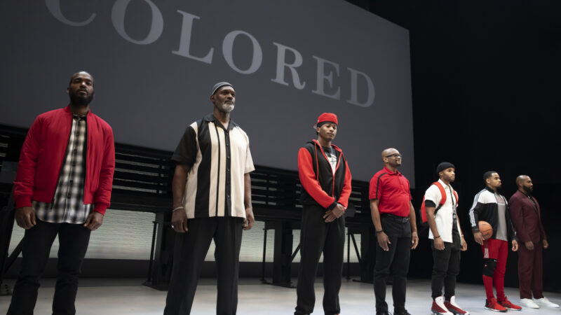 Thoughts of a Colored Man_Broadway_Production Photos_2021_Luke James, Esau Pritchett, Da'Vinchi, Forrest McClendon, Dyllón Burnside, Tristan Mack Wilds, and Bryan Terrell Clark_HR