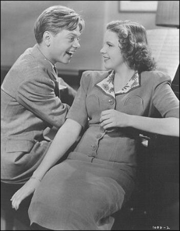 Judy Garland and Mickey Rooney in 