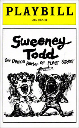 Sweeney Todd Playbill - Feb 1979