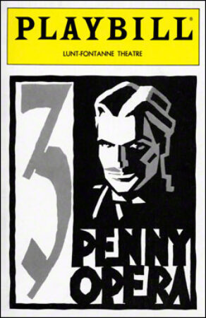 Threepenny Opera Playbill - Opening Night, Nov 1989