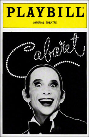 Cabaret Playbill - Opening Night, Oct 1987