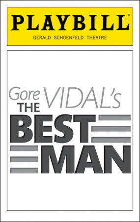 The best man playbill - opening night