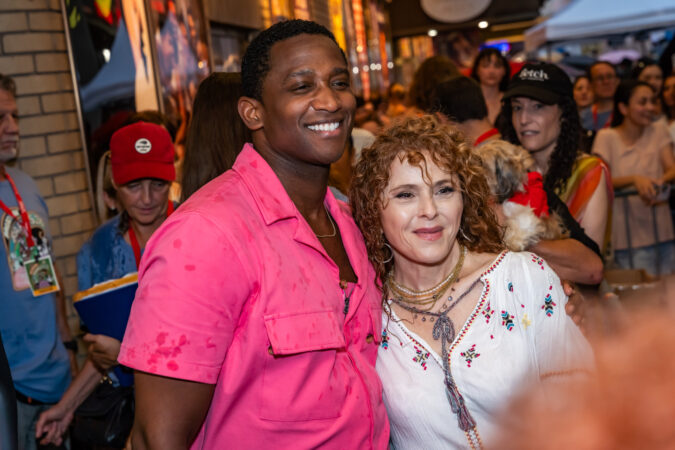 Broadway Barks 2024 Jelani Remy and Bernadette Peters HR