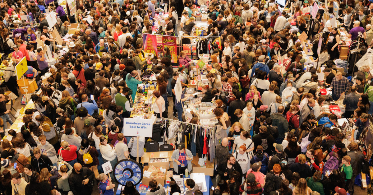 Despite Nor'Easter, Broadway Flea Market Raised Nearly $1.5 Million - Playbill