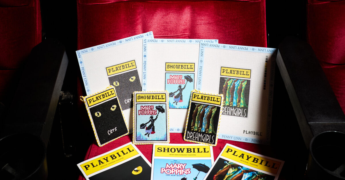 Playbill и Penny Linn запустили коллекцию официальных схем для вышивания