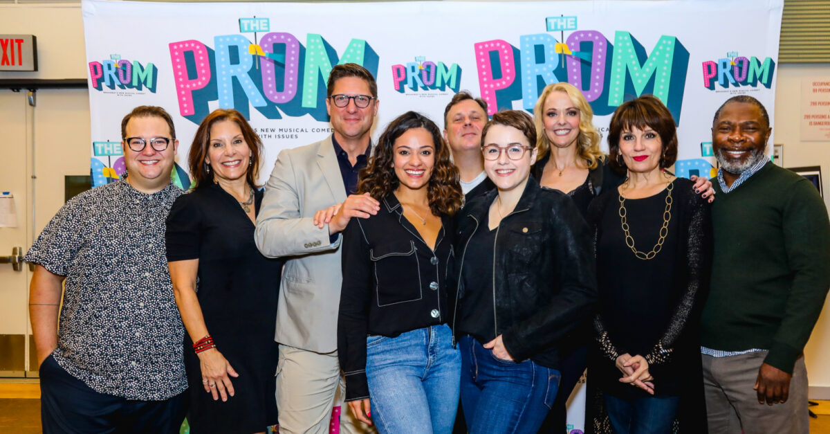 See the Cast and Creative Team of Broadway's The Prom Meet the Press ...