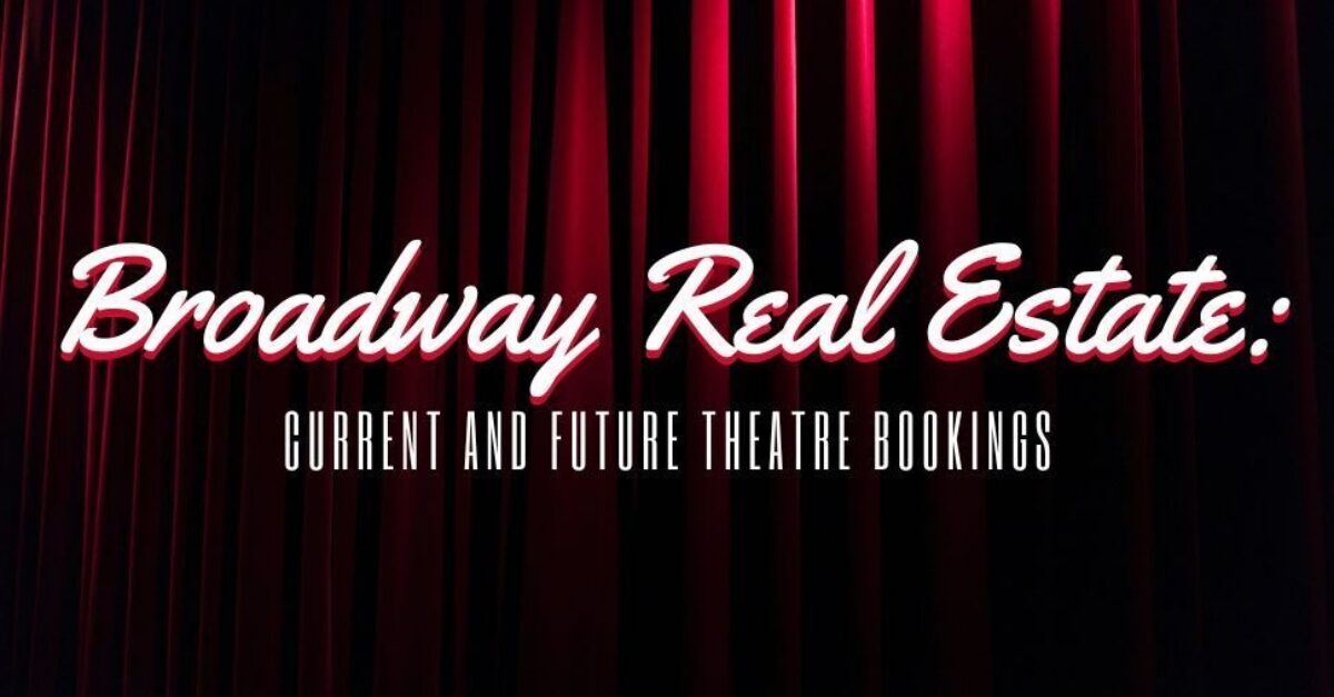 Broadway Real Estate: Current and Future Theatre Bookings