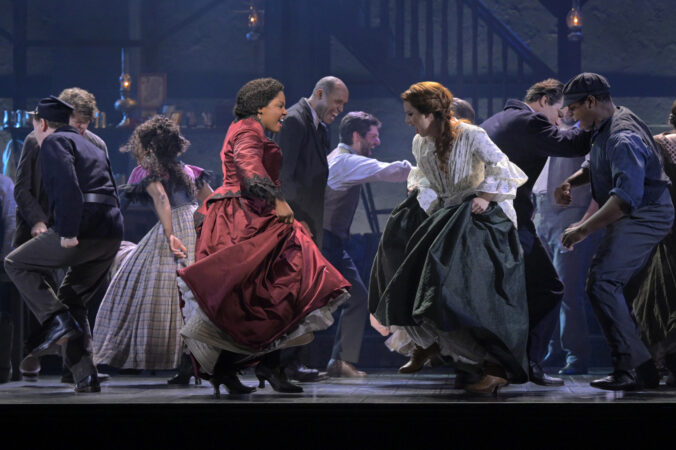 Paradise Square_Broadway_Production Photos_2022_Joaquina Kalukango, Nathaniel Stampley, and Chilina Kennedy_HR