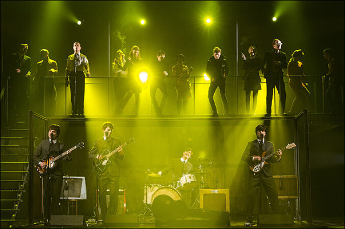 The cast of <i>Backbeat</i>