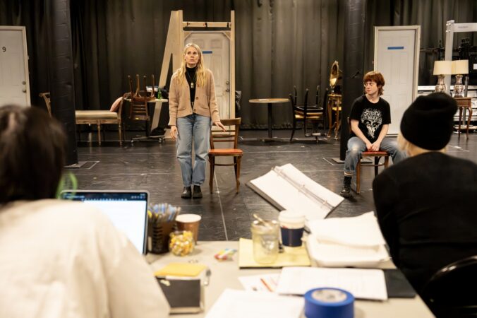 Antigone (This Play I Read in High School) The Public Rehearsal Photos 2026 Celia Keenan-Bolger and Susannah Perkins  HR