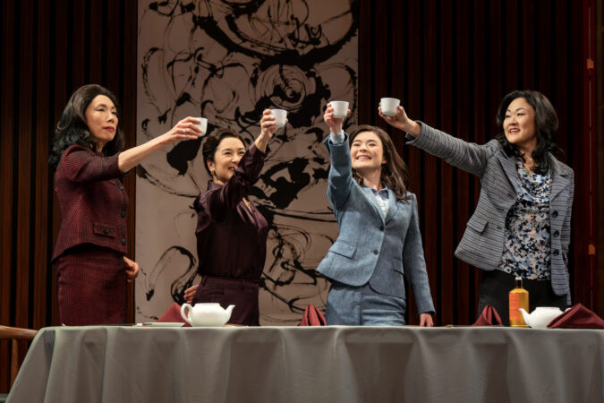 Chinese Republicans Roundabout Theatre Company Production Photos 2026 Jodi Long, Jennifer Ikeda, Anna Zavelson, and Jully Lee HR