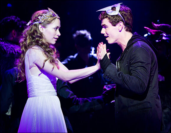 Talisa Friedman as Juliet and Jay Armstrong Johnson as Romeo