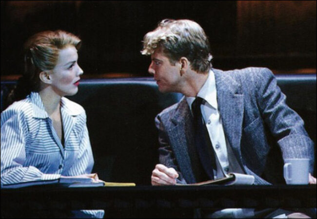 Alice Ripley and Alan Campbell in the 1994 Broadway musical <i>Sunset Boulevard</i>.