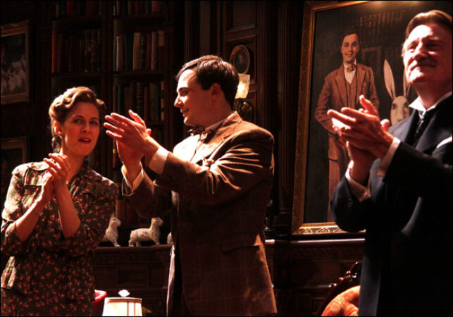 Jessica Hecht, Jim Parsons and Larry Bryggman