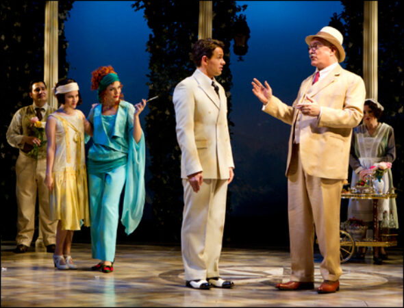 Jay Jaski, Alexandra Socha, Mara Davi, Julian Ovenden, Simon Jones and Joy Hermalyn