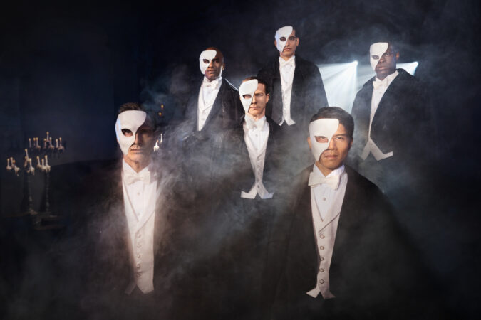 Masquerade Off-Broadway Production Photos 2025 Hugh Panaro, Nik Walker, Jeff Kready, Clay Singer, Telly Leung, and Kyle Scatliffe HR