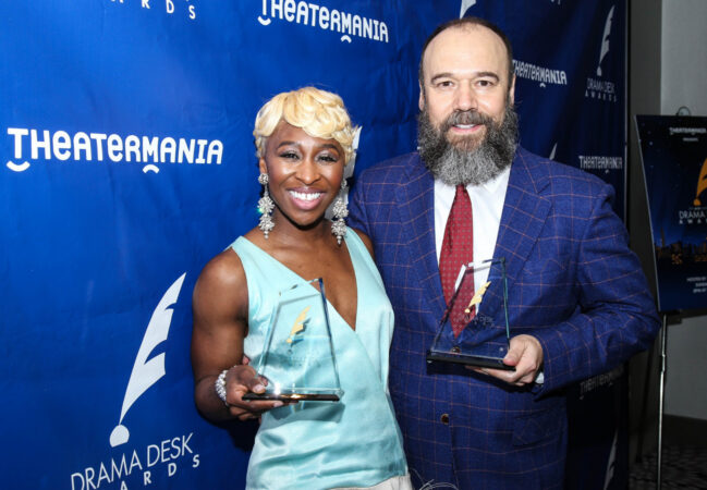 Cynthia Erivo & Danny Burstein_Drama Desk Awards_2016_HR