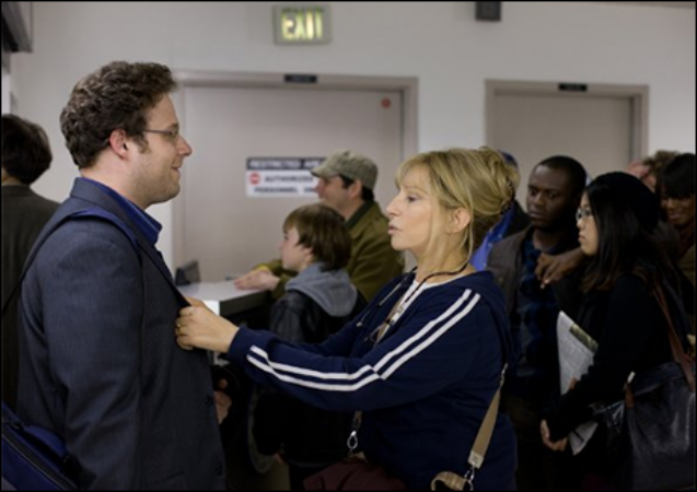 Seth Rogen and Barbra Streisand