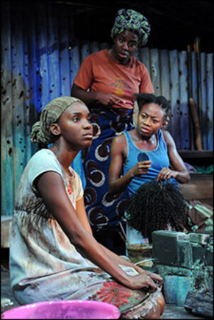 Ayesha Ngaujah, Uzo Aduba and Liz Femi Wilson