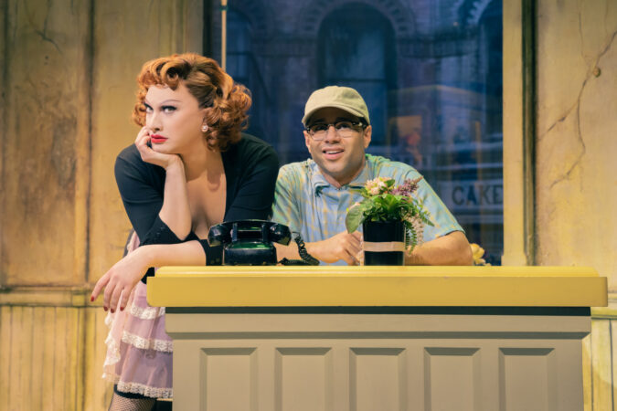 Little Shop of Horrors Off-Broadway Production Photos 2024 Jinkx Monsoon and Corbin Bleu HR