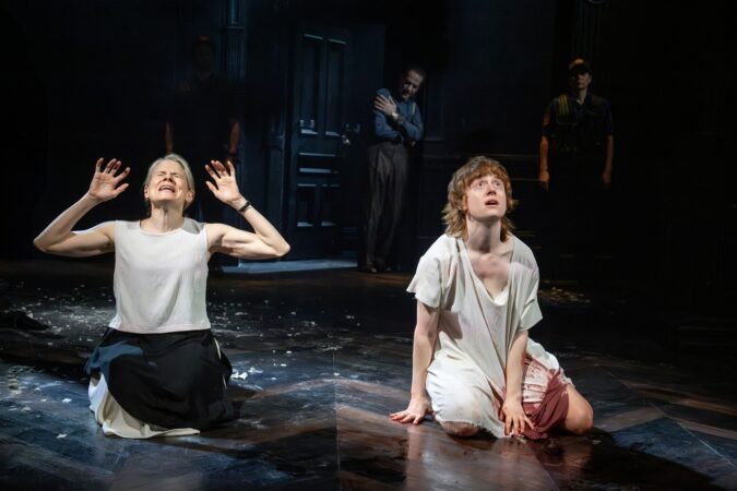 Antigone (This Play I Read in High School) The Public Theater Production Photos 2026 Celia Keenan-Bolger and Susannah Perkins  HR