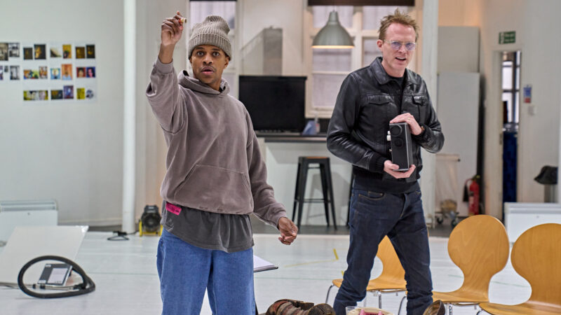 The Collaboration_The Young Vic_Rehearsal Photos_Jeremy Pope and Paul Bettany_2022_HR
