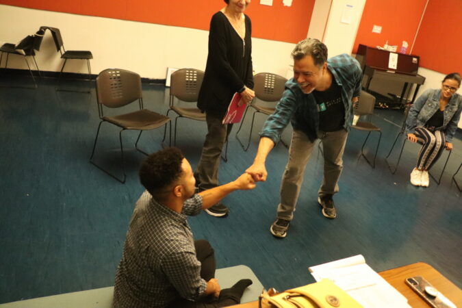 Shared Sentences_Off-Broadway_Rehearsal Photos_2022_Nikomeh Anderson and David Anzuelo_HR