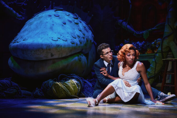 Little Shop of Horrors Off-Broadway Production Photos 2026 Jordan Fisher and Nikki M. James  HR