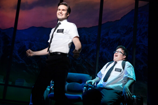 The Book of Mormon Broadway Production Photos 2023 Kevin Clay and ﻿Cody Jamison Strand HR