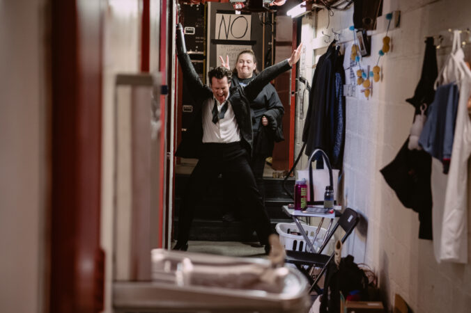 Just in Time Broadway Backstage Photos 2025 Jonathan Groff HR
