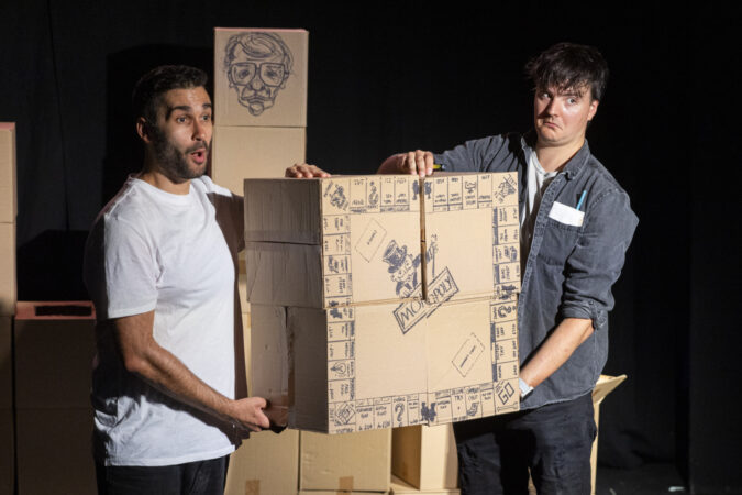It's the Economy, Stupid! Edinburgh Fringe Production Photos 2024 Joe Sellman-Leava and Dylan Howells HR