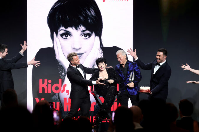 GLAAD Media Awards 2026 Liza Minnelli, Michael Feinstein, and Jonathan Bennett HR
