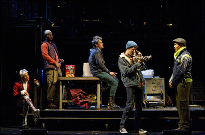 MJ Rodriguez, Nicholas Christopher, Matt Shingledecker, Adam Chanler-Berat and Ephraim Sykes