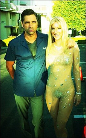 John Stamos and Heather Morris